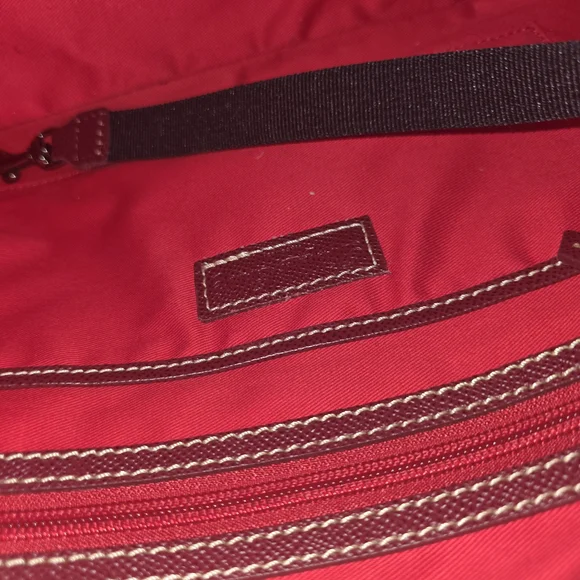 Dooney & Bourke Burgandy Davis Tote - Picture 5 of 6